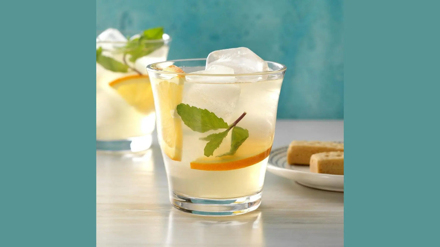 Orange Blossom Mint Refresher