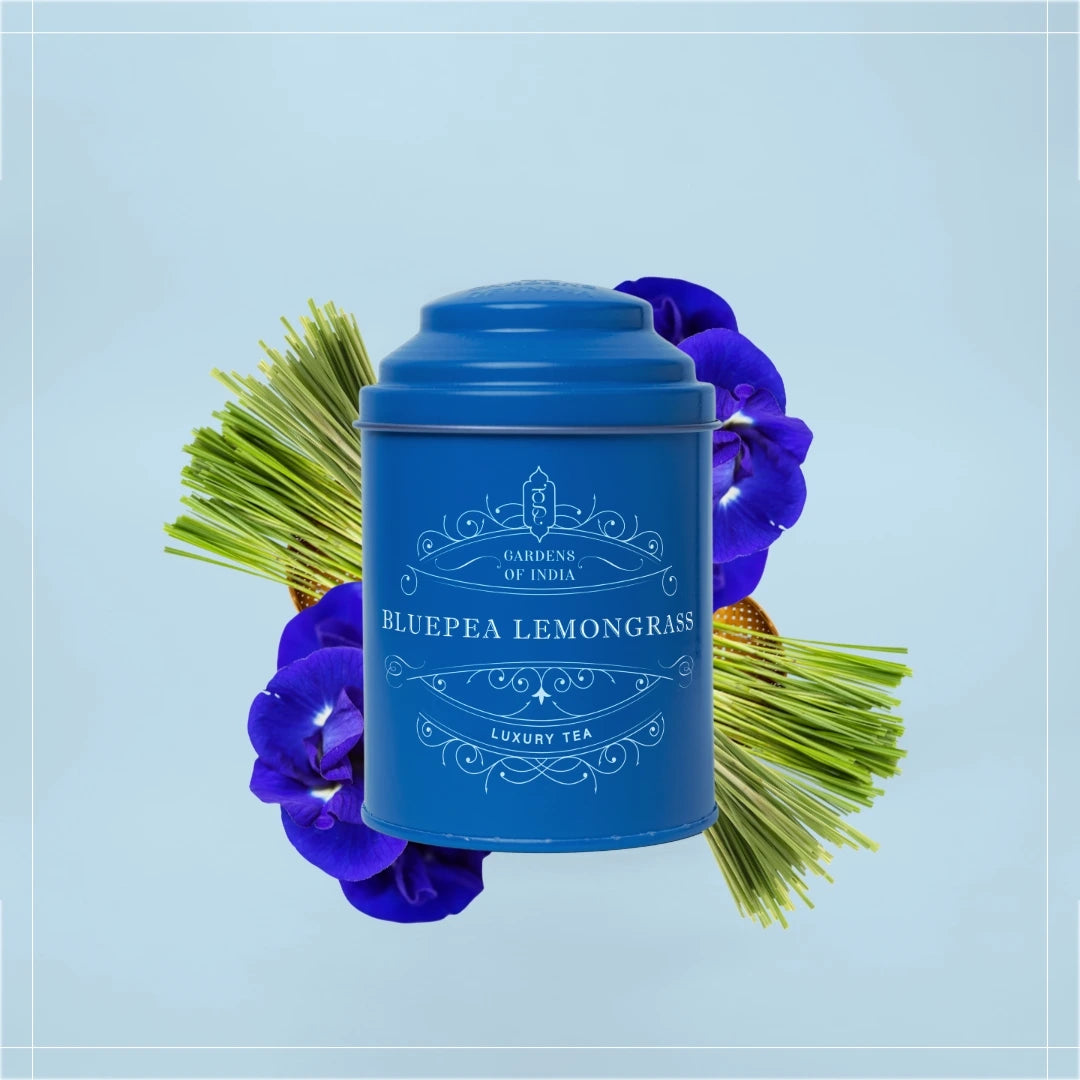 Bluepea Lemongrass Tea Tin Can