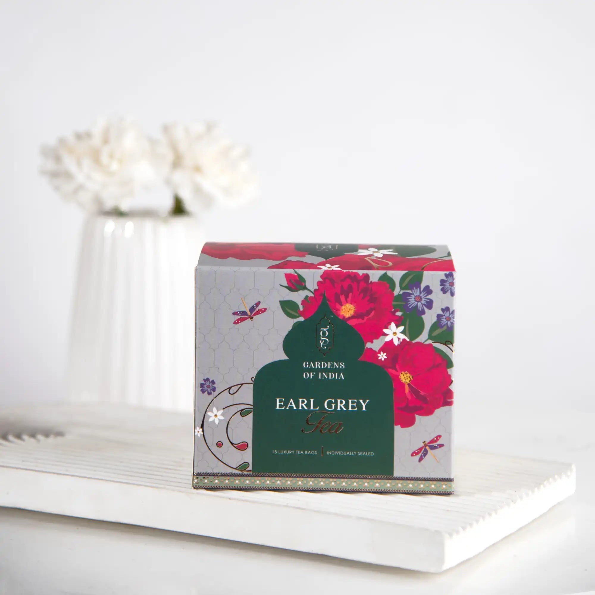 Earl Grey Tea - 15 Tea Bags โ Gardens Of India