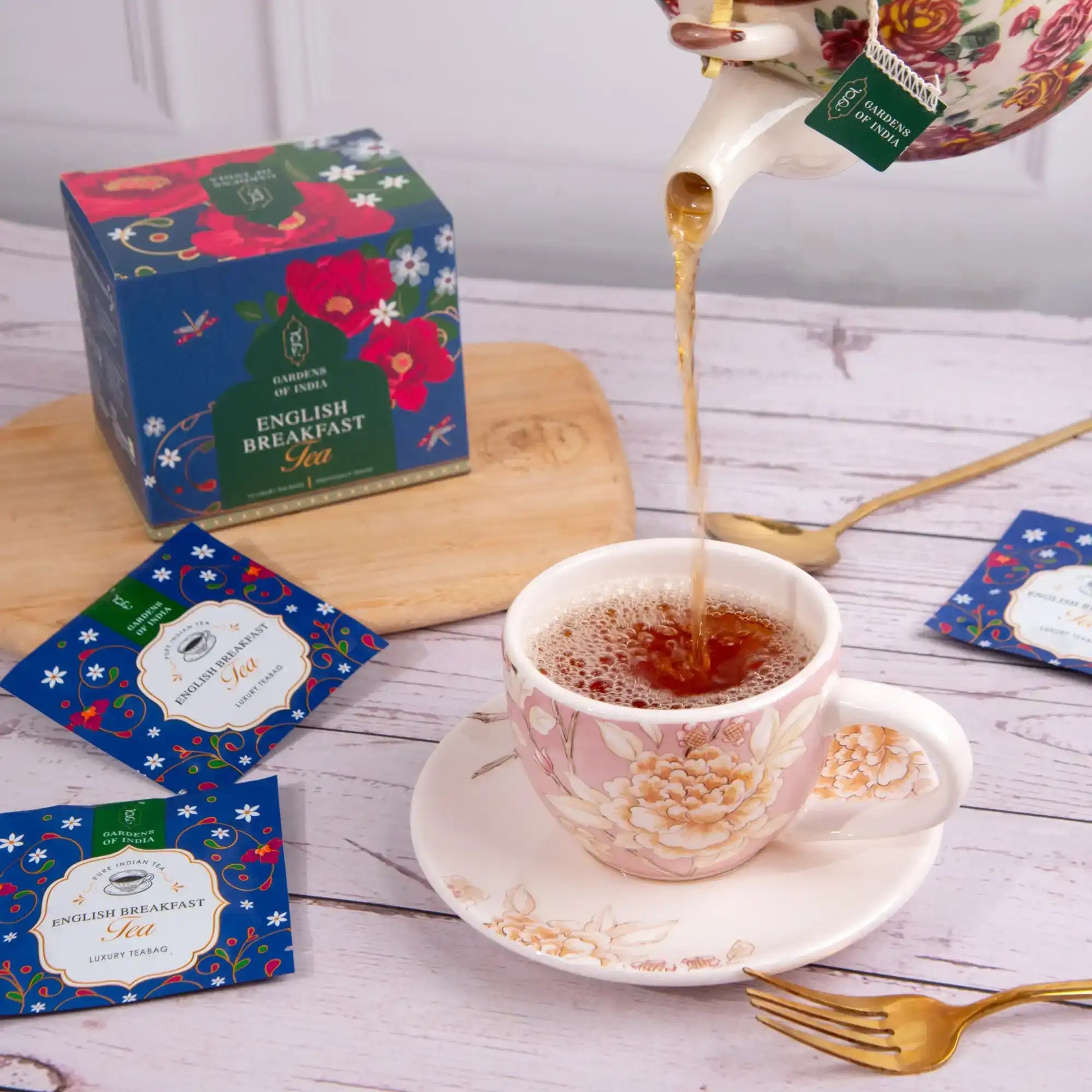 Buy Online Bagicha By Jay Shree Tea Masala Chai 25 Enveloped Tea Bags  Jay  Shree Tea