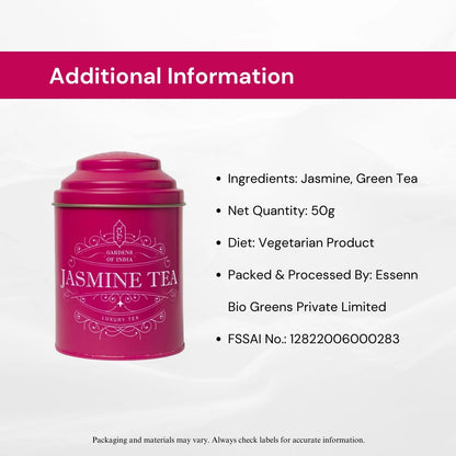 Jasmine Tea Tin Can