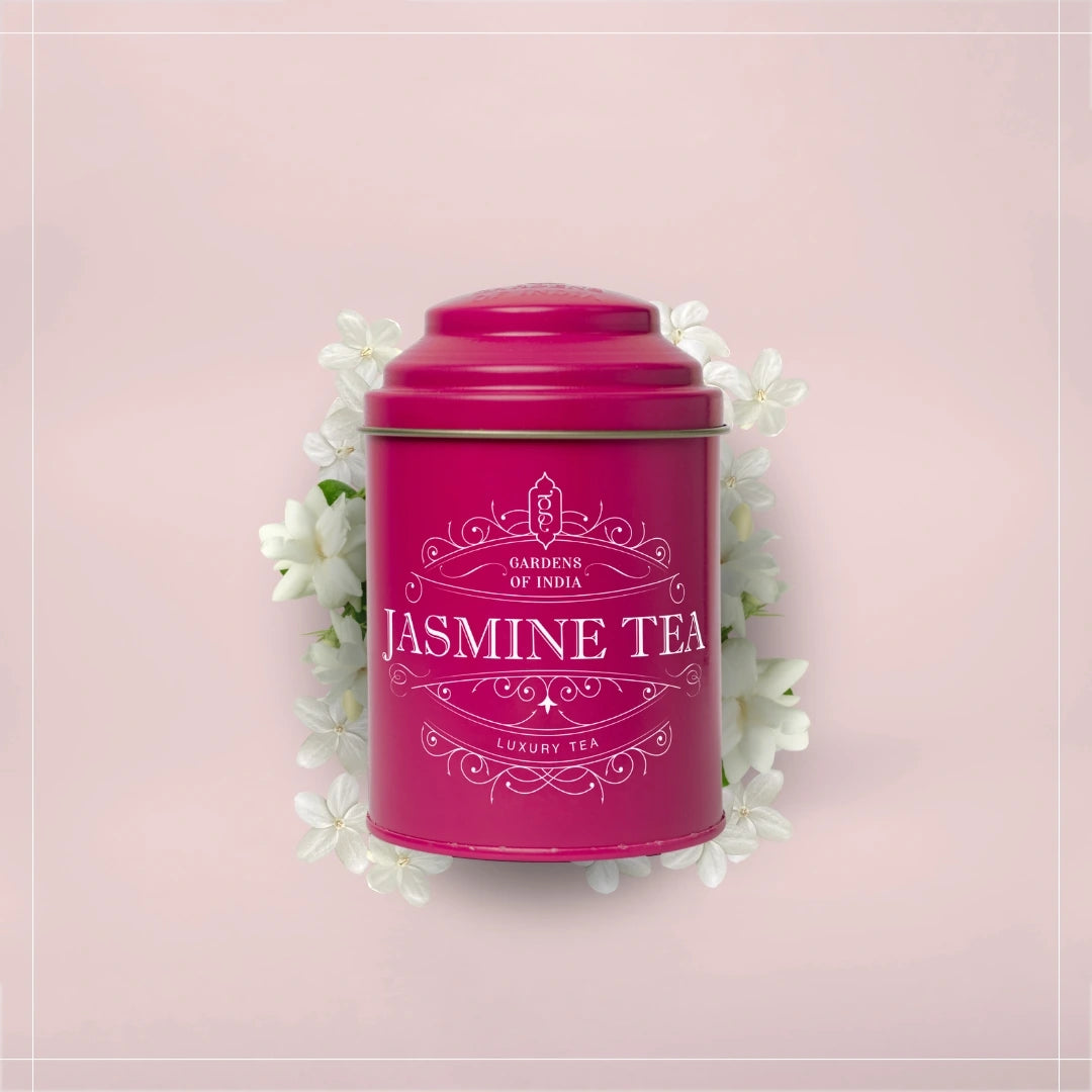 Jasmine Tea Tin Can