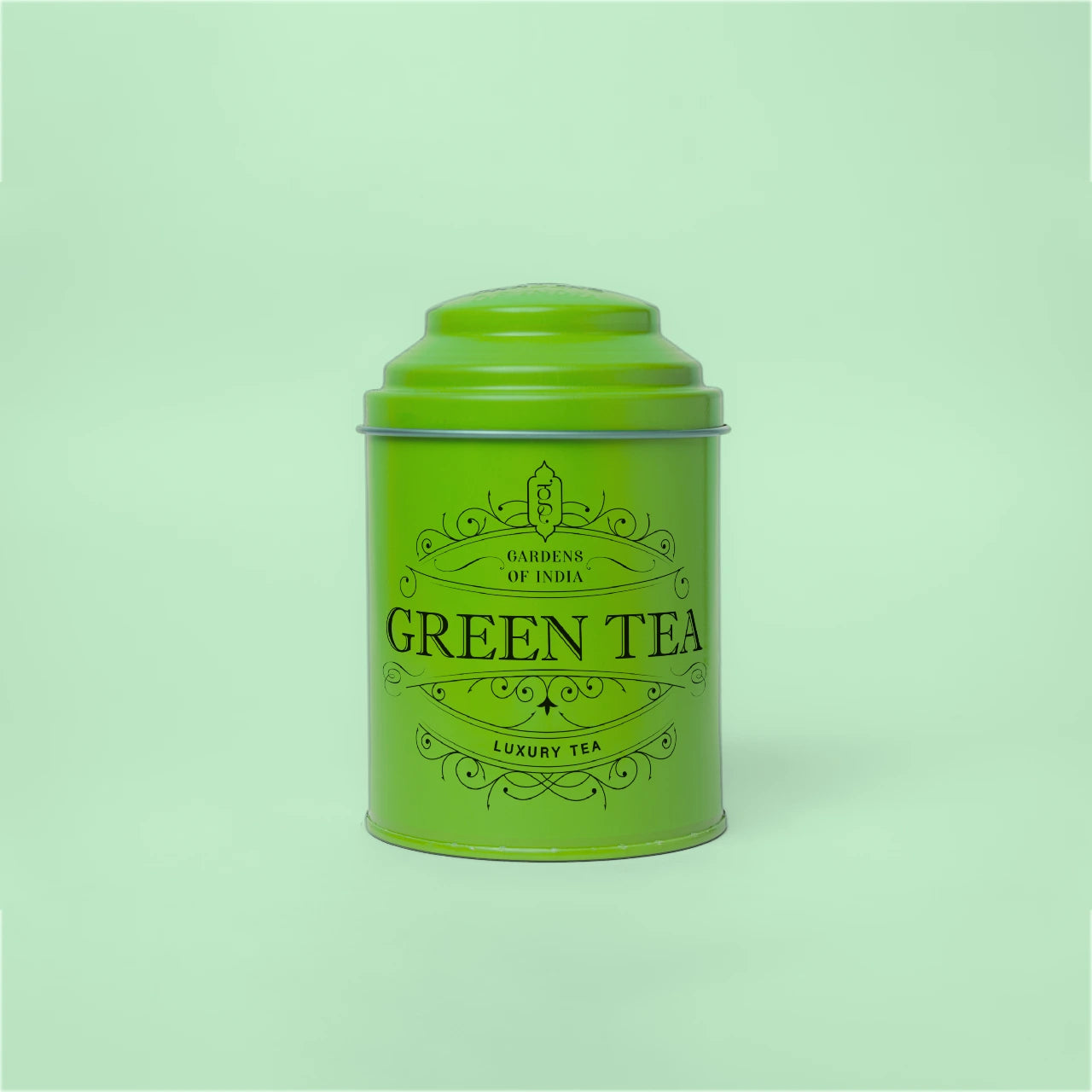 Green Tea Tin Can – Gardens Of India