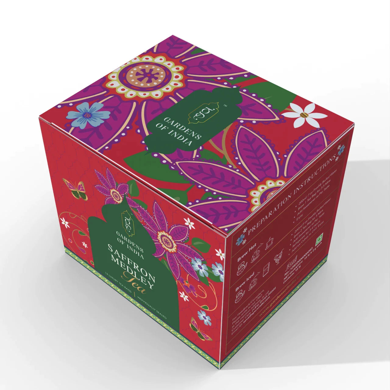 Saffron Medley Tea - 15 Tea Bags